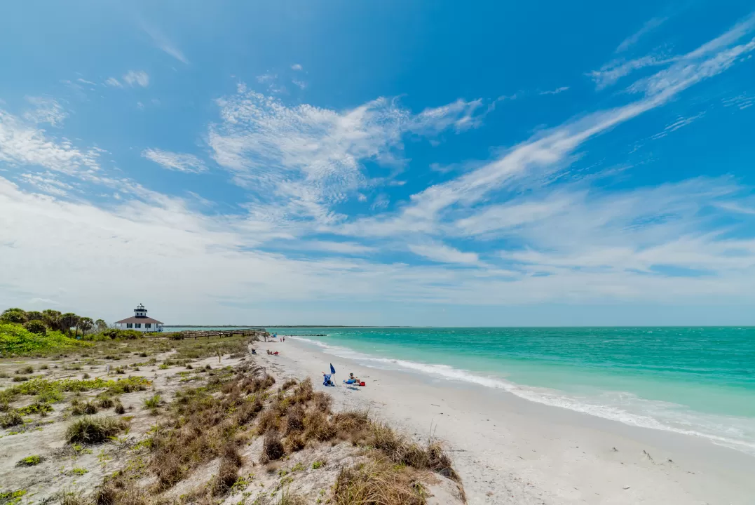 Plage du phare de Port Boca Grande