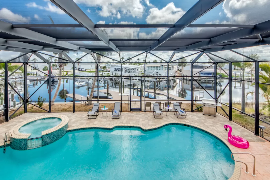 A luxurious vacation home rental in the Fort Myers area