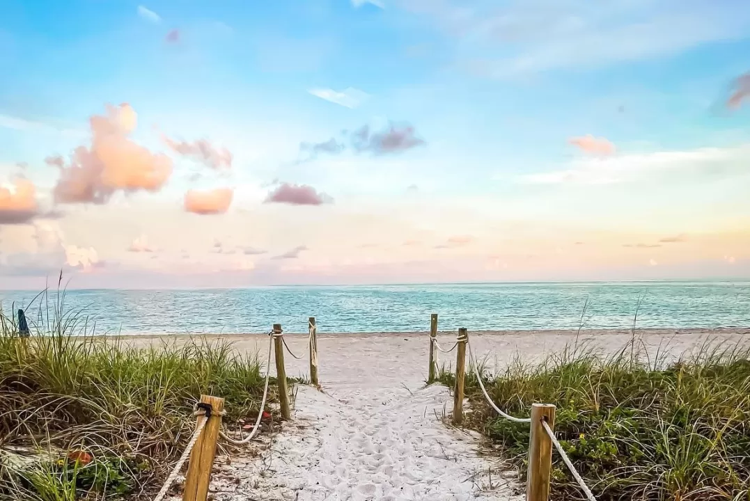 camino de la playa isla de captiva