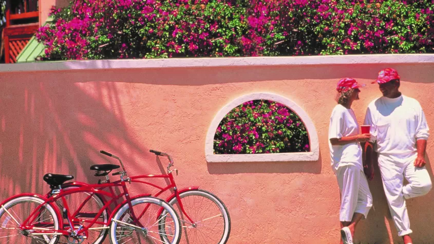 Couple by Bikes