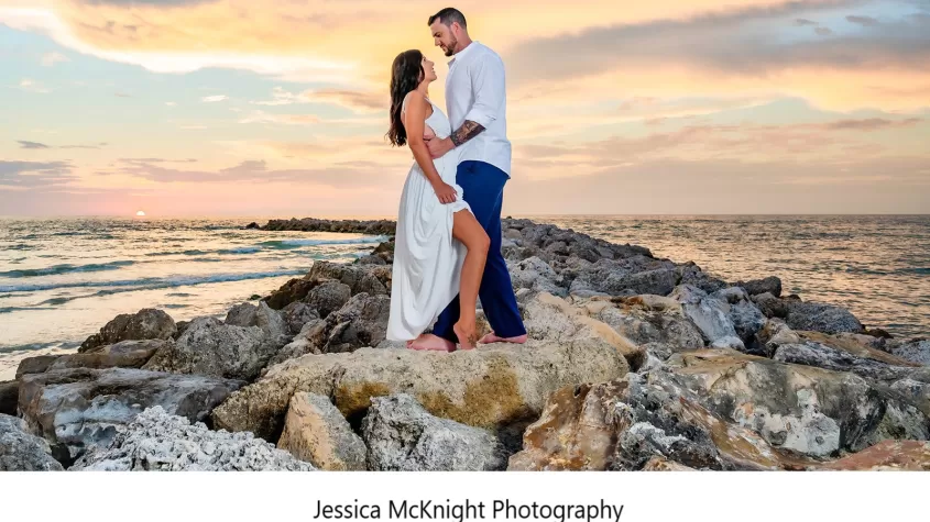 Fotografía de playa en pareja