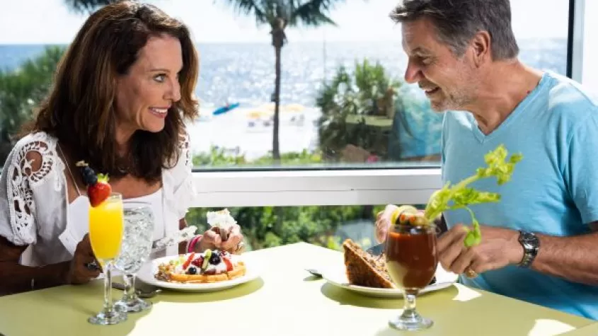 cena en pareja