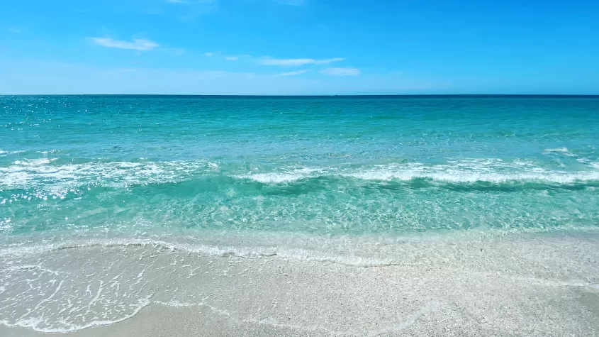 Vagues sur la plage