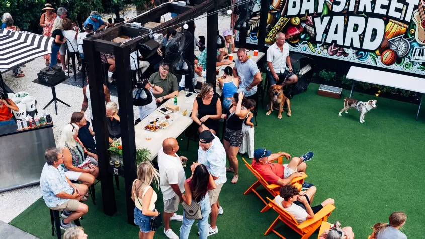 day view Bay Street Yard, bar in Fort Myers