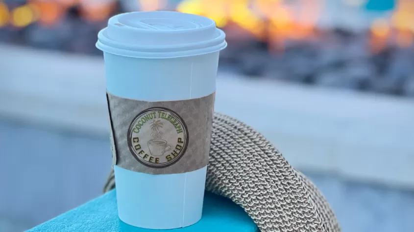 coffee by the fire