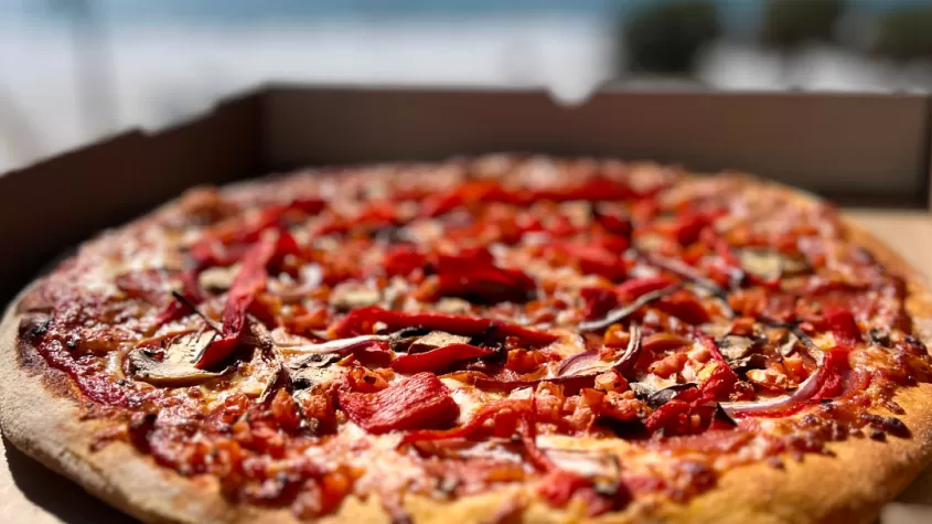 Pizza on Fort Myers Beach