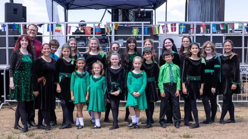 Group Picture of Irish Dancers