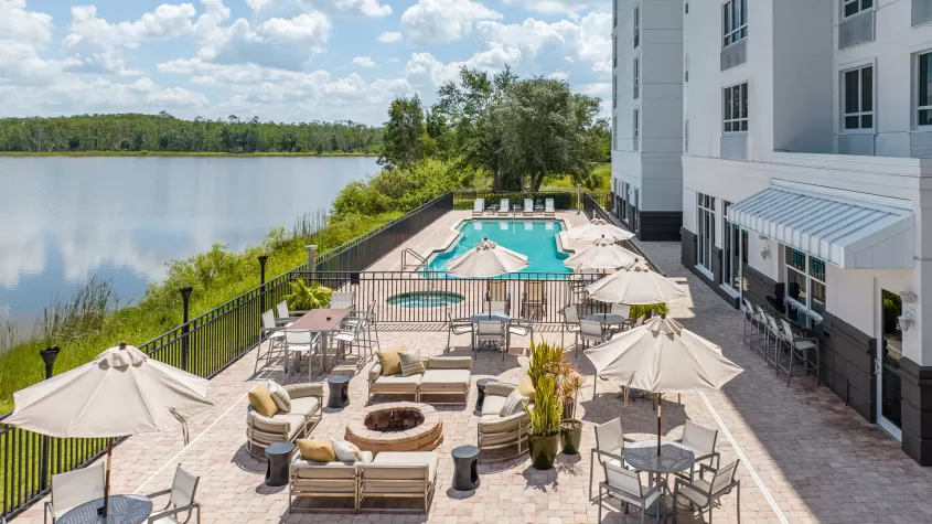Pool and patio