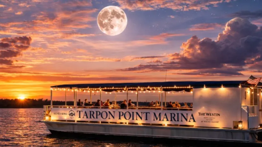A sunset and full moon cruise 
