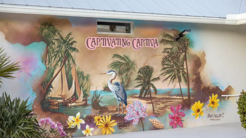 Captivating Captiva Mural