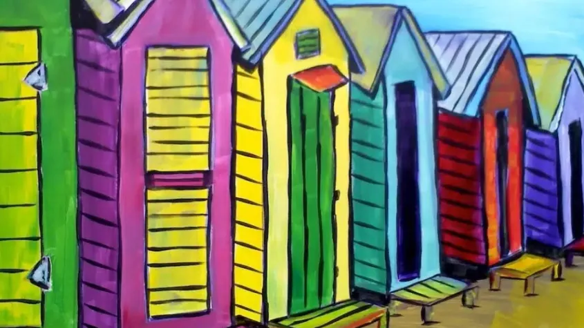 Colorful Beach Houses