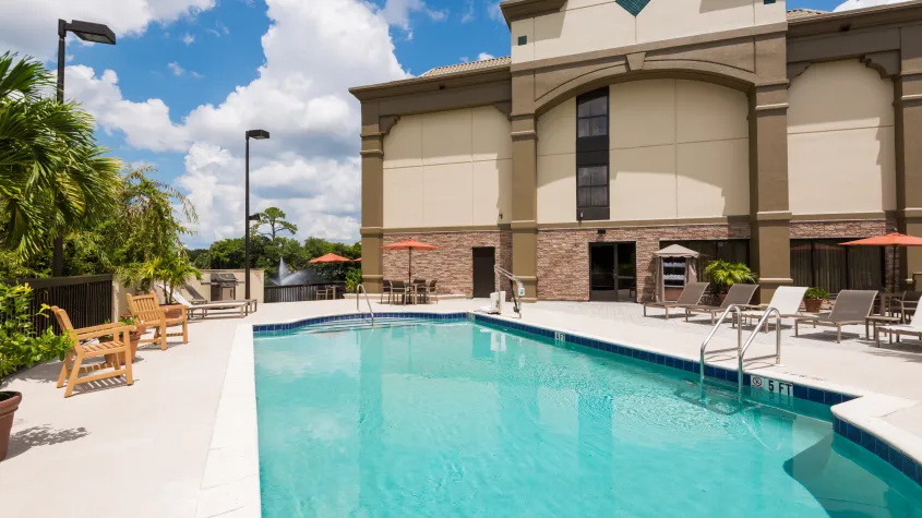 Outdoor Tropical Pool