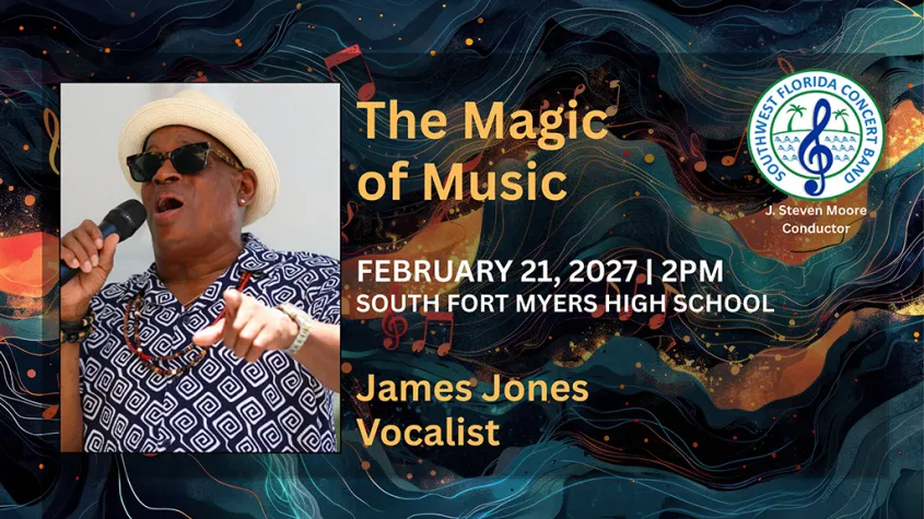 James Jones performs with the SW Florida Concert Band