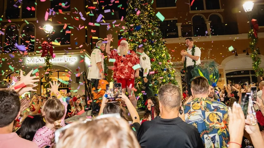 Coconut Point Tree Lighting Ceremony with Santa