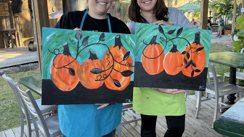 Fall Pumpkin Paint