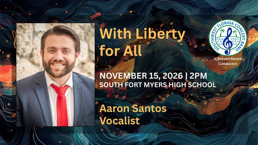 The Southwest Florida concert band featuring Aaron Santos