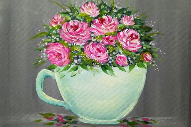 Cup of Flowers
