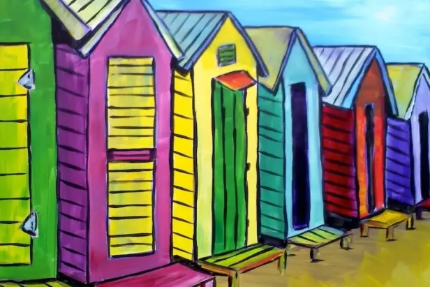 Colorful Beach Houses
