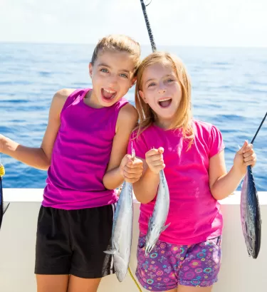 Fishing with kids