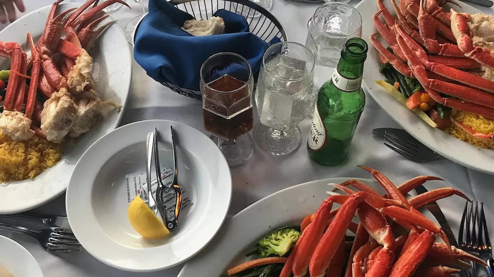 crab legs meal
