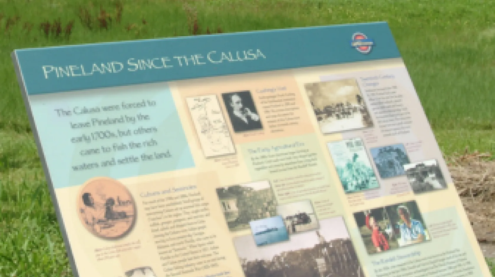 Signage along the Calusa Heritage Trail