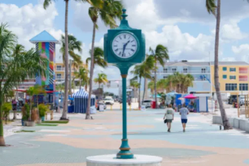 Fort Myers Beach Clock