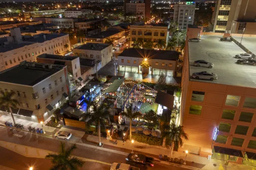 Fourth of July party at Bay Street Yard