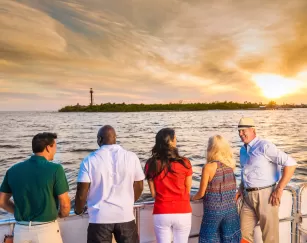 Private Boat Tour Overlooking Sanibel Lighthouse