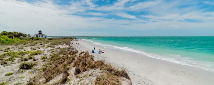 Plage du phare de Port Boca Grande