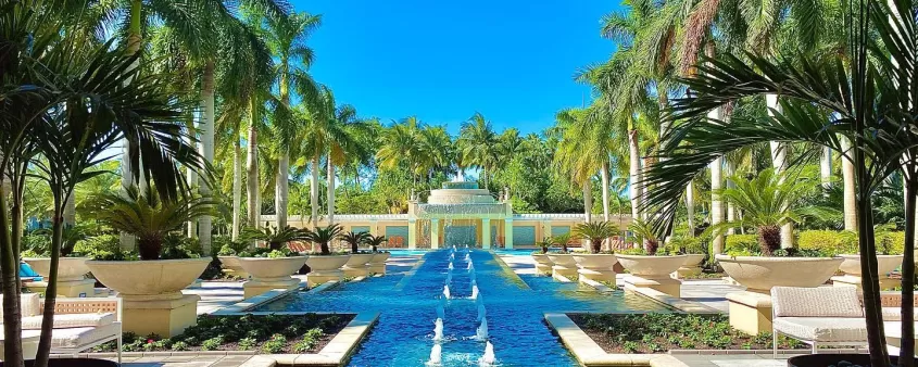 hyatt regency coco point fontaine en plein air arbres