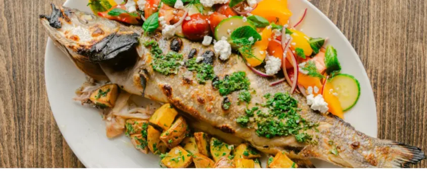 Fresh seafood dish from Casa Blu in Estero