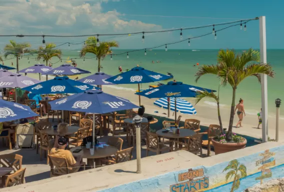 fort myers beach pierside grill beach bar