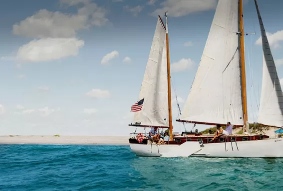 Segelboot in Boca Grande