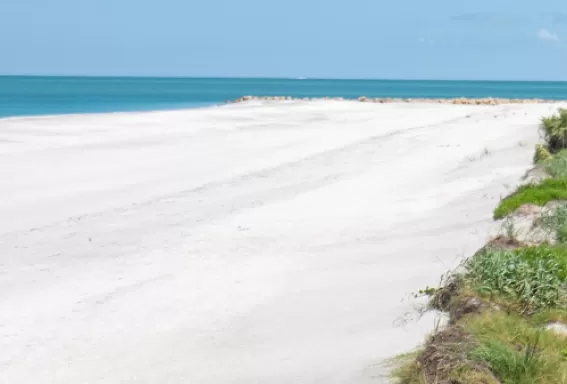 Secluded, white-sand beaches are the perfect place to relax and reconnect.