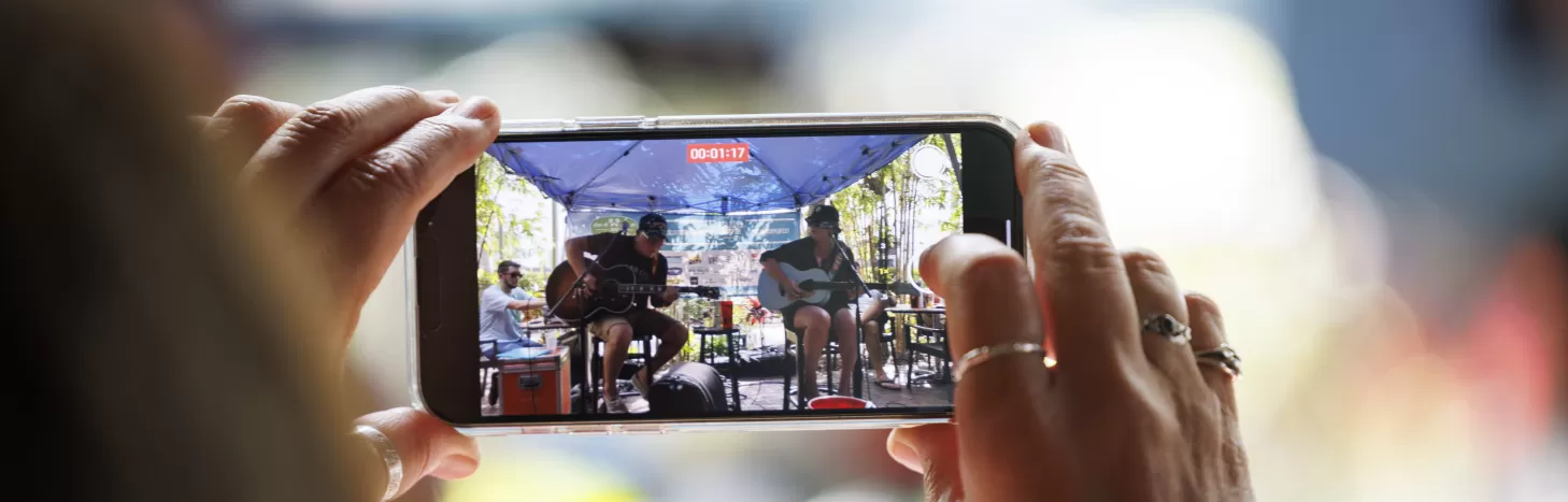 Application mobile du festival des auteurs-compositeurs Island Hopper