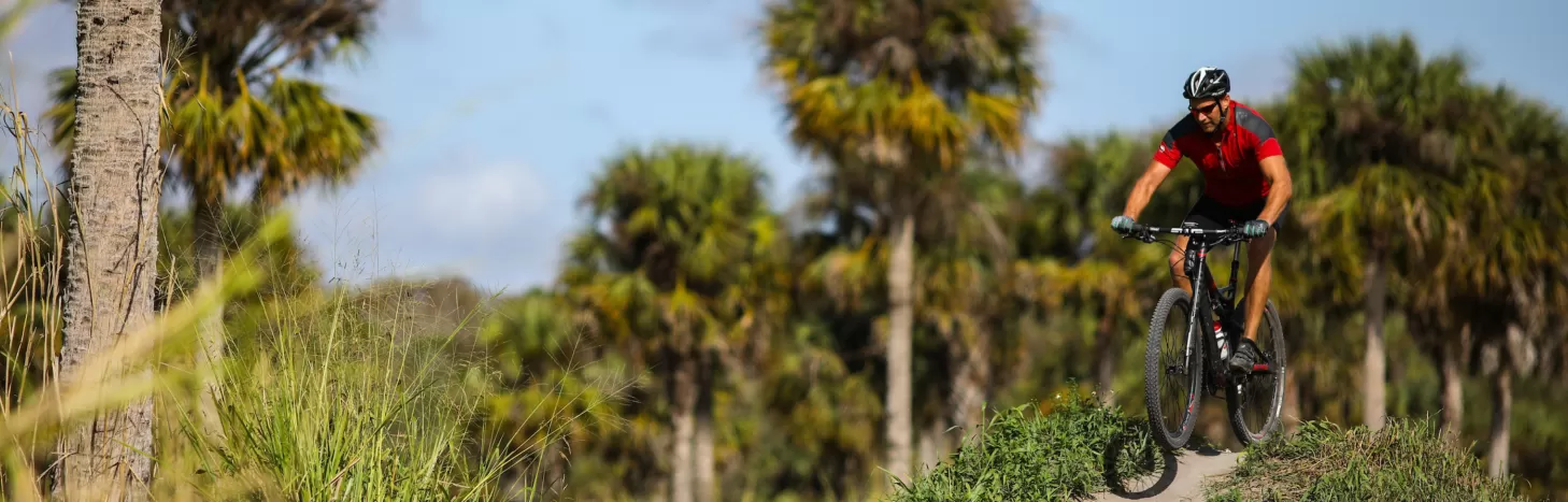 Mountainbiken im Caloosahatchee Regionalpark