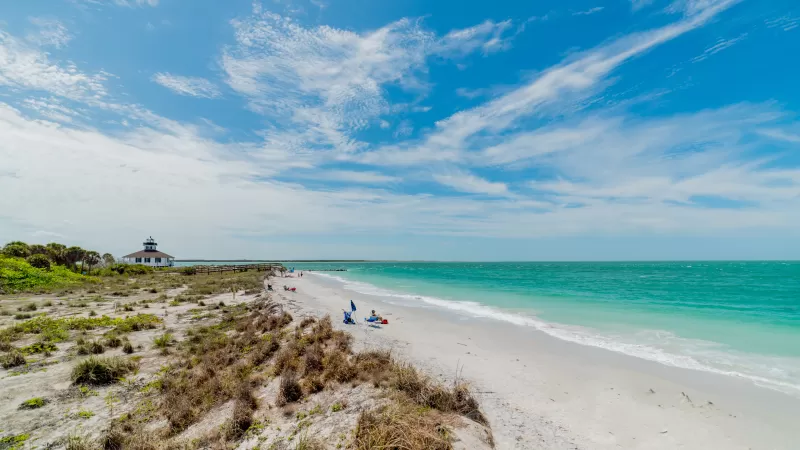 Playa del faro de Port Boca Grande