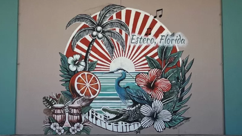Estero Community Park mural