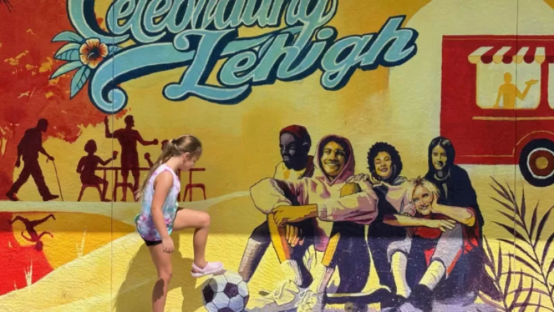 Veteran's Park mural in Lehigh Acres