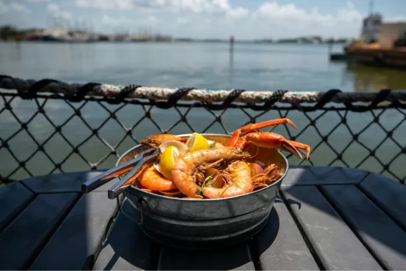 Decadent shrimp at Dixie Fish Company