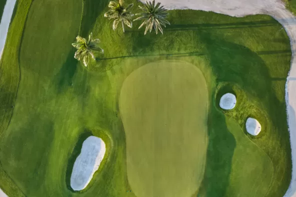 The golf course at Gasparilla Inn on Boca Grande