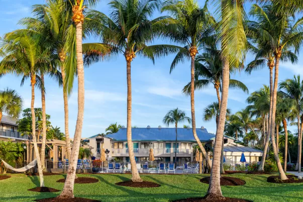 Exterior del complejo turístico de la isla de Sanibel