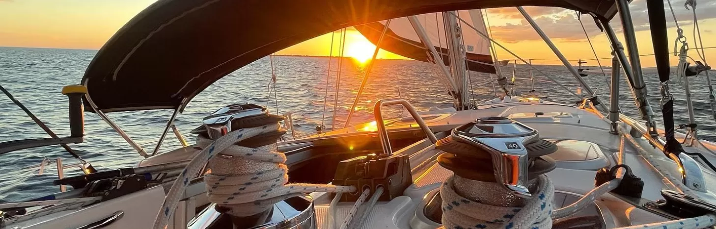 Sailboat Water Sunset Sky